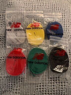 (6) pairs of New Balance shoe laces